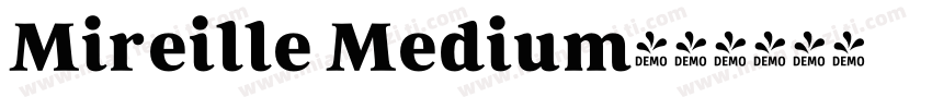 Mireille Medium字体转换